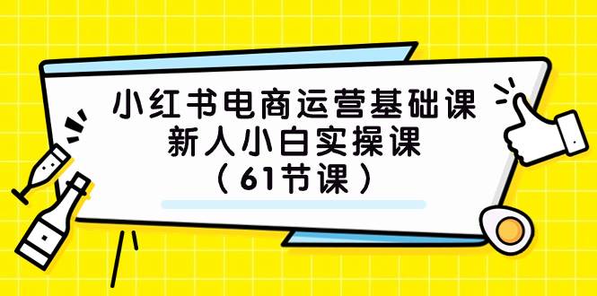 小红书电商运营基础课，新人小白实操课（61节课）-飞秋社