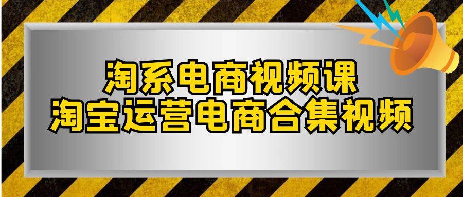 淘系-电商视频课，淘宝运营电商合集视频（33节课）-飞秋社