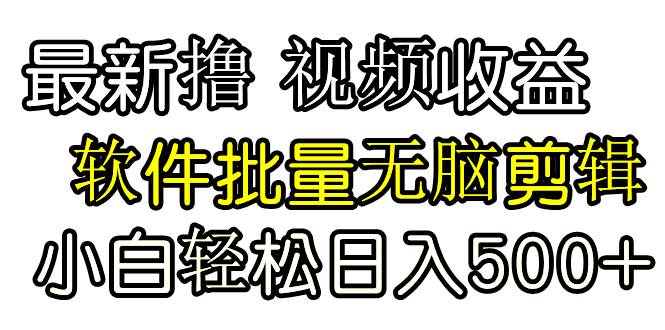 发视频撸收益，软件无脑批量剪辑，第一天发第二天就有钱-飞秋社