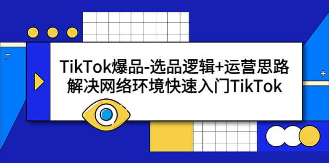 TikTok爆品-选品逻辑+运营思路：解决网络环境快速入门TikTok-飞秋社