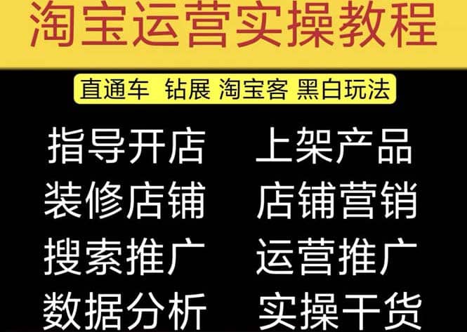 2023淘宝开店教程0基础到高级全套视频网店电商运营培训教学课程（2月更新）-飞秋社