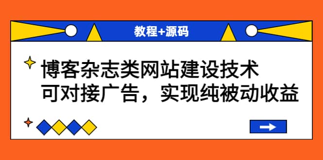 博客杂志类网站建设技术，可对接广告，实现纯被动收益（教程+源码）-飞秋社