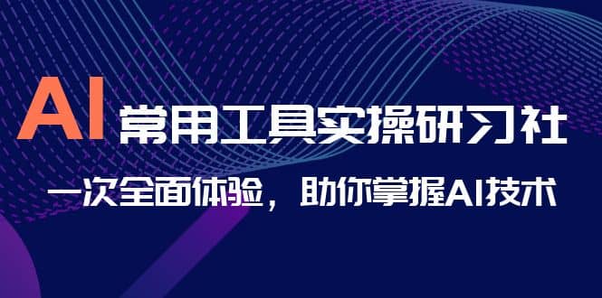 AI-常用工具实操研习社，一次全面体验，助你掌握AI技术-飞秋社