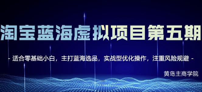 淘宝虚拟无货源3.0+4.0+5.0，适合零基础小白，主打蓝海选品，实战型优化操作-飞秋社