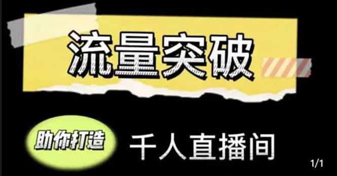 直播运营实战视频课，助你打造千人直播间（14节视频课）-飞秋社