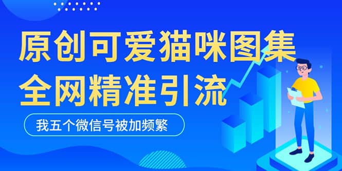 黑科技纯原创可爱猫咪图片，全网精准引流，实操5个VX号被加频繁-飞秋社