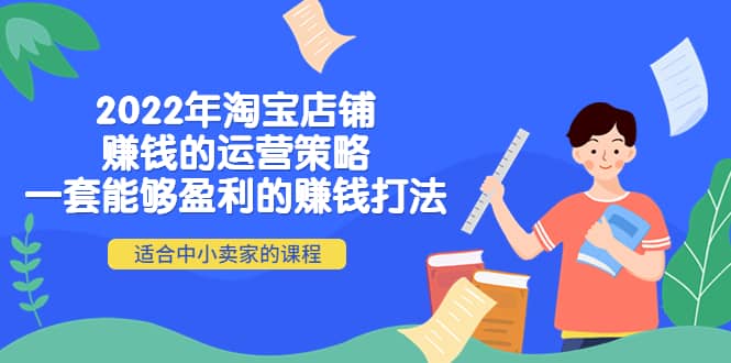 2022年淘宝店铺赚钱的运营策略：一套能够盈利的赚钱打法，适合中小卖家-飞秋社