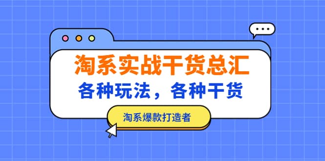 淘系实战干货总汇：各种玩法，各种干货，淘系爆款打造者-飞秋社