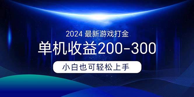 2024最新游戏打金单机收益200-300-飞秋社