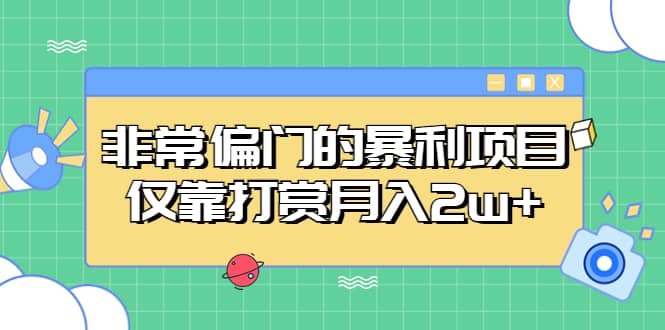 非常偏门的暴利项目-飞秋社