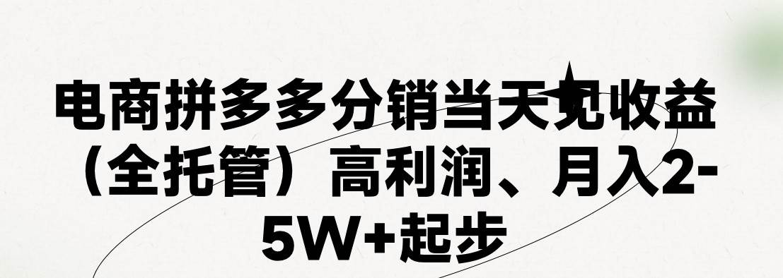 最新拼多多模式日入4K+两天销量过百单，无学费、 老运营代操作、小白福…-飞秋社