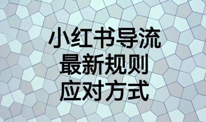 小红书导流最新规则应对方式【揭秘】-飞秋社