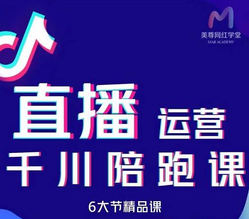 美尊-抖音直播运营千川系统课：直播​运营规划、起号、主播培养、千川投放等-飞秋社