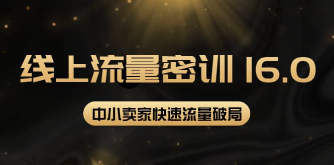 2022秋秋线上流量密训16.0：包含 暴力引流10W+中小卖家流量破局技巧 等等！-飞秋社