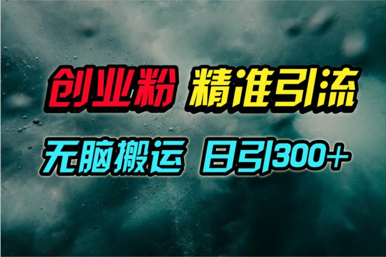 视频号纯搬运日引300+创业粉教程！-飞秋社