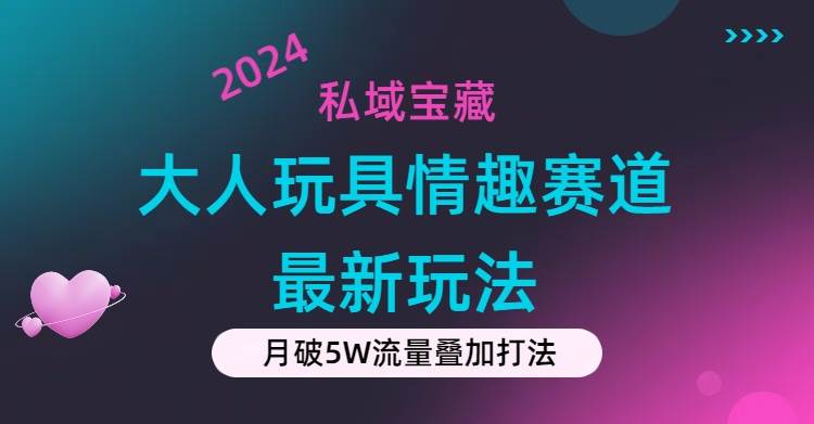 私域宝藏：大人玩具情趣赛道合规新玩法，零投入，私域超高流量成单率高-飞秋社