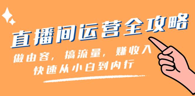 直播间-运营全攻略：做由容，搞流量，赚收入一快速从小白到内行（46节课）-飞秋社