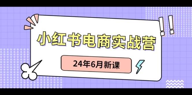 小红书电商实战营：小红书笔记带货和无人直播，24年6月新课-飞秋社