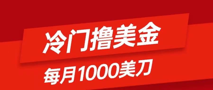 冷门撸美金项目：只需无脑发帖子，每月1000刀，小白轻松掌握-飞秋社